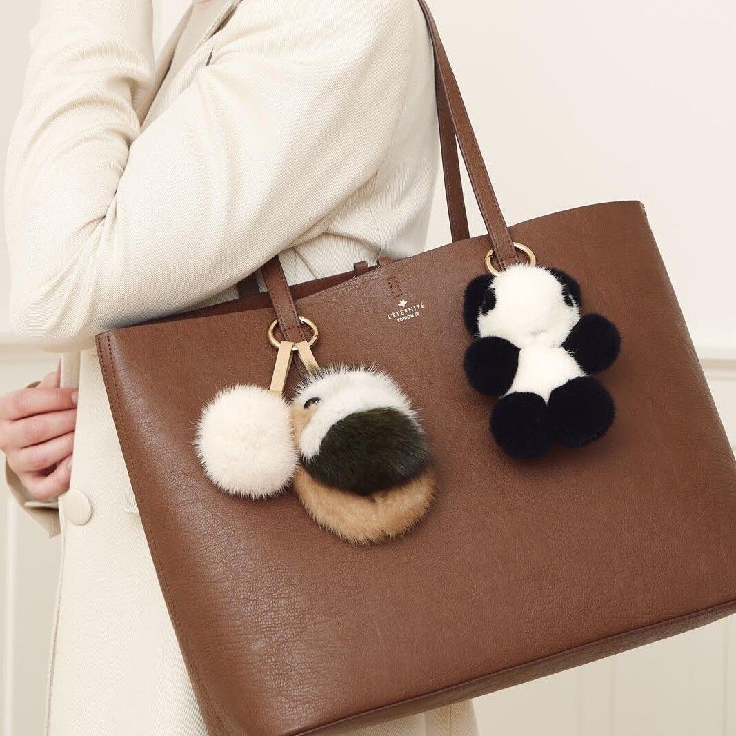 Little Cronci Keyring Dark Brown/Palomino