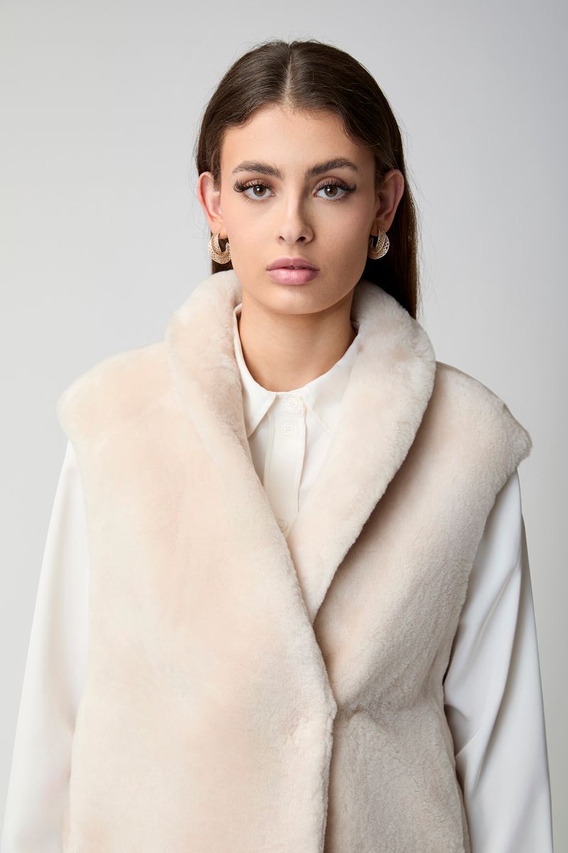 Lorena Vest Beige