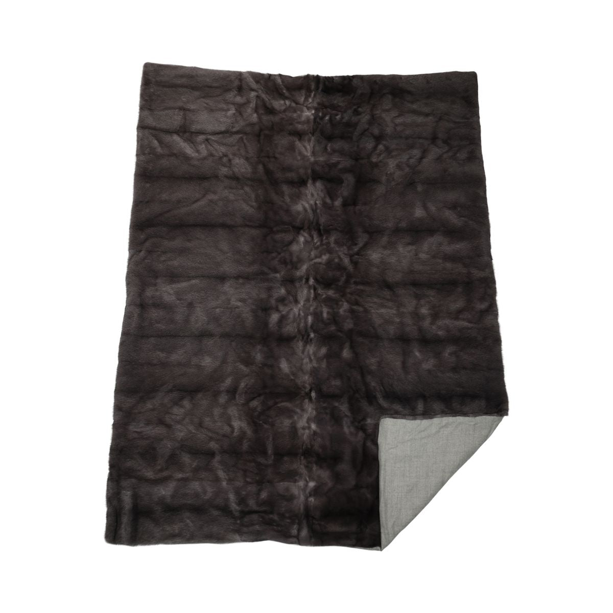 Mink Throw | Cashmere Backing | Blue Irish | 140x180 cm