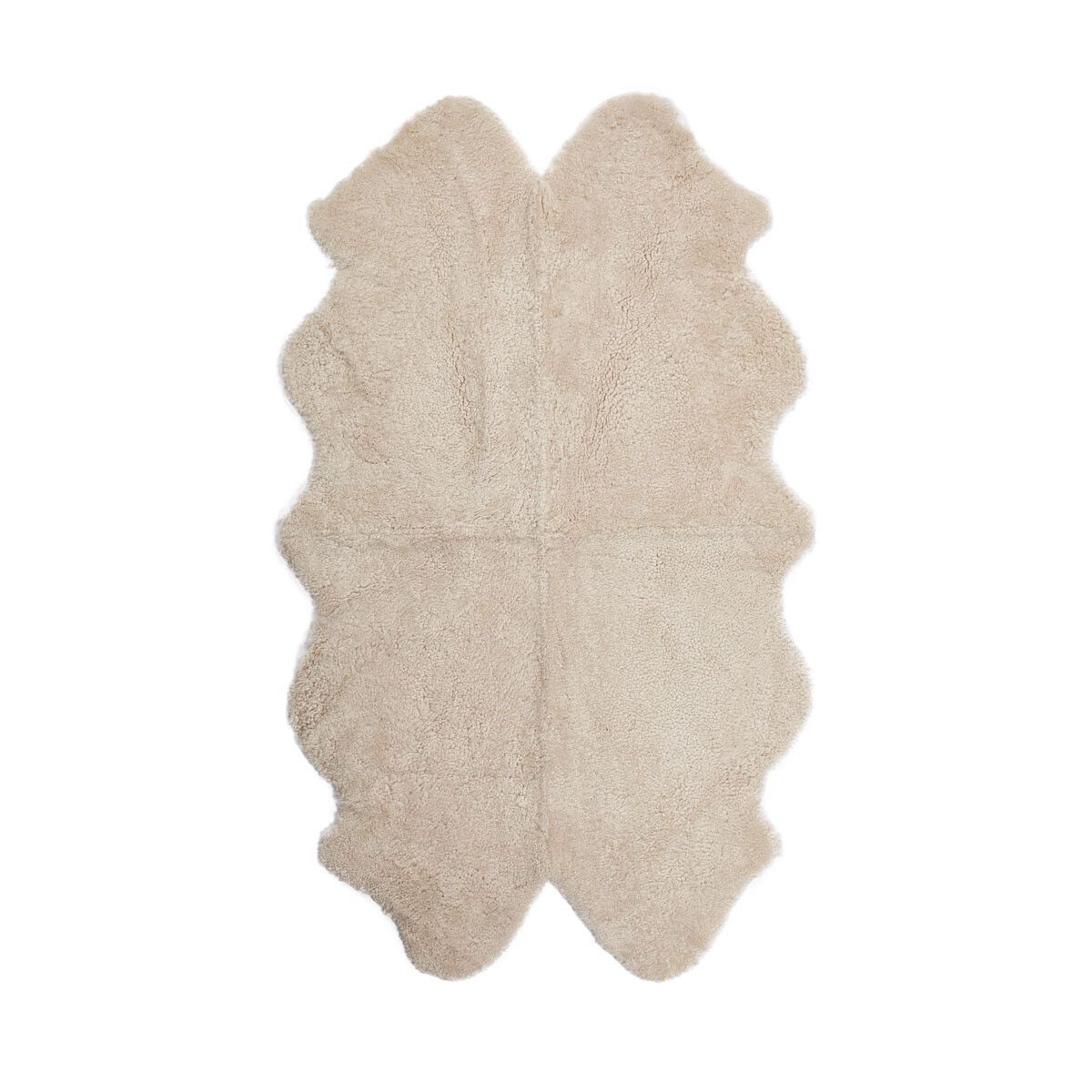 Premium | New Zealand Sheepskin | Short Curly Wool | Rug 180x110 cm