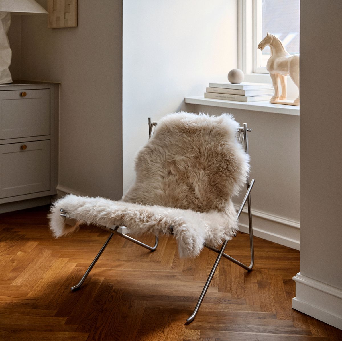 New Zealand Sheepskin | Long Wool | 80 cm Black