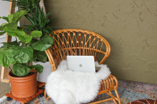 Create the perfect home office with high quality sheepskin