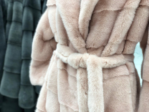 How do you condition a fur coat at home?