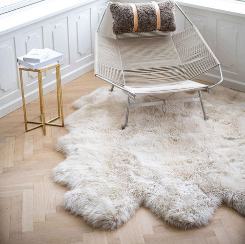 How to clean a sheepskin rug