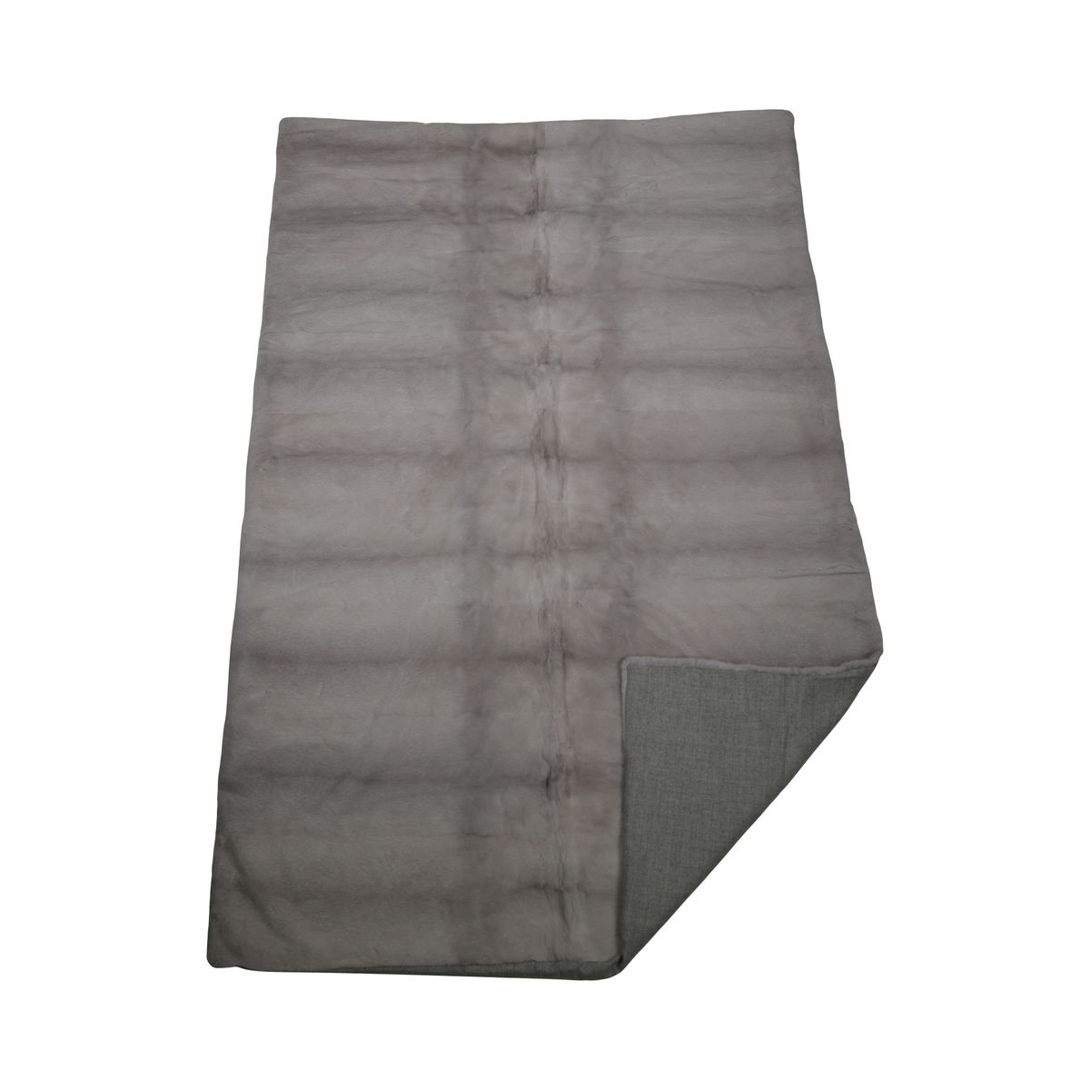 Mink Throw | Cashmere Backing | Pearl Cross | 190x130 cm
