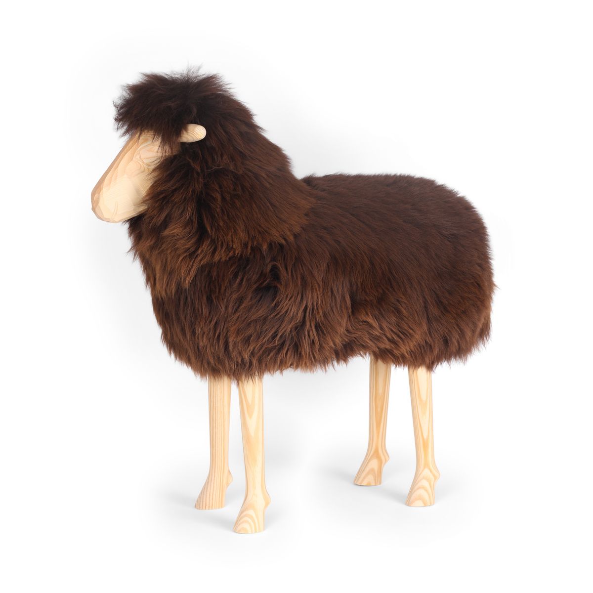 Signature Standing Sheep | Large Natural Brown