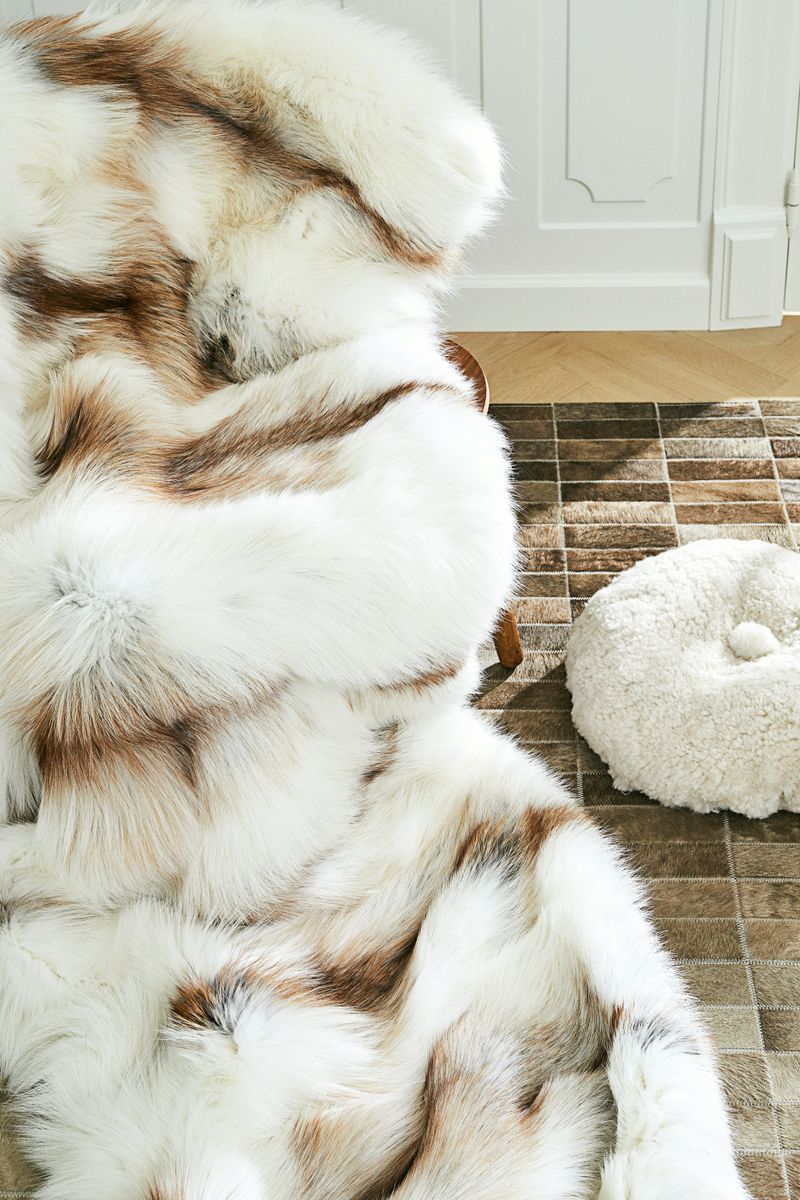 Throw of Fox | 70x230 cm Sun Glow