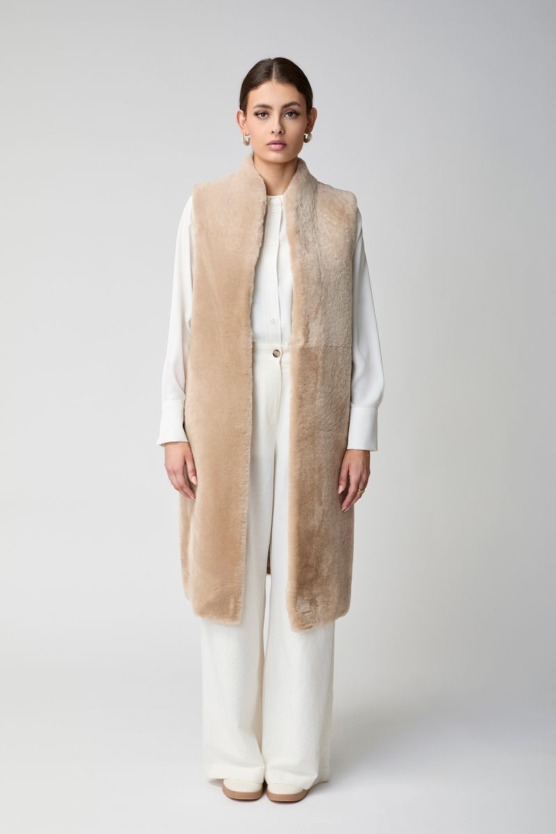 Carmen Vest Camel
