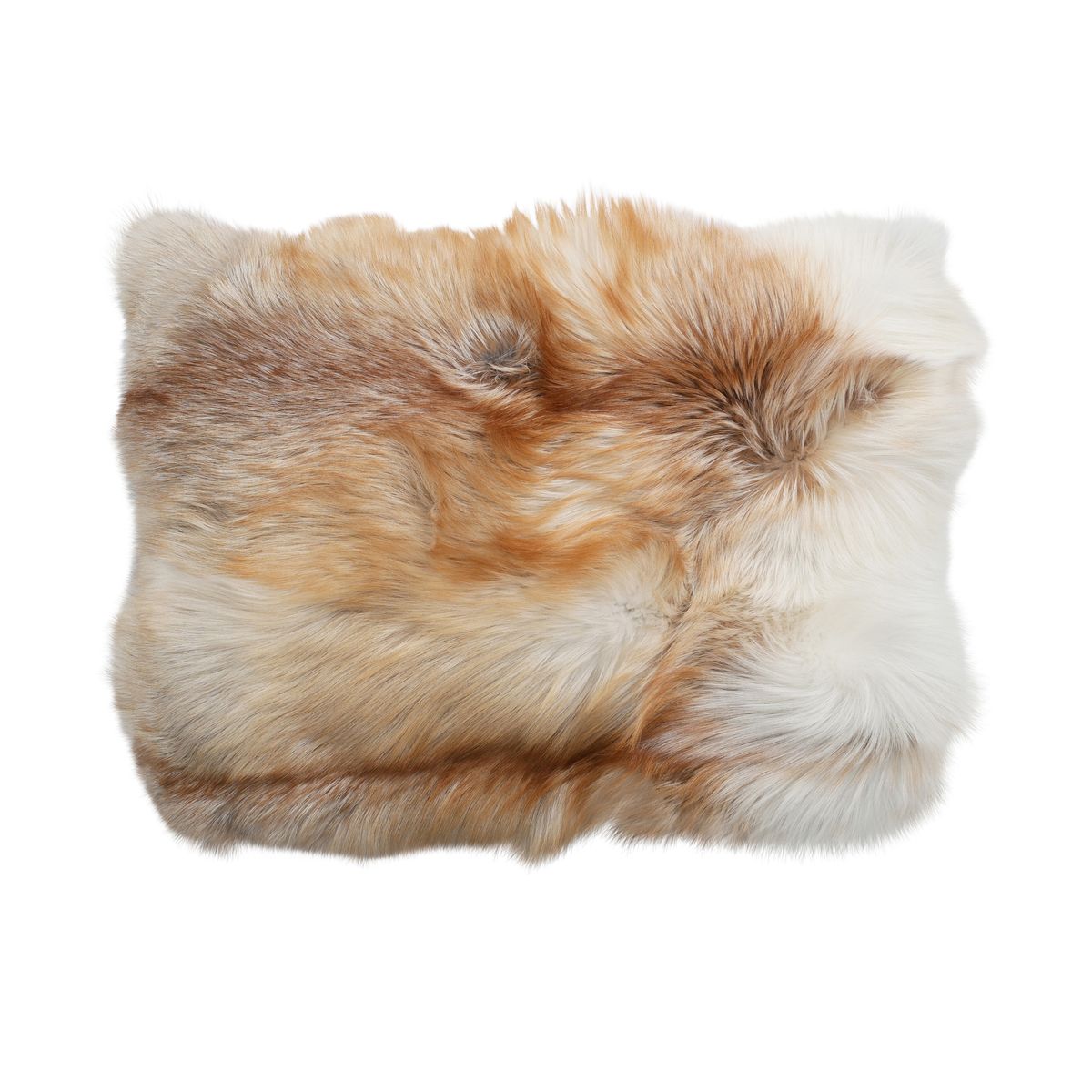 Premium Fox Cushion | Cashmere Backing | Norway | Light Gold | 60x75 cm