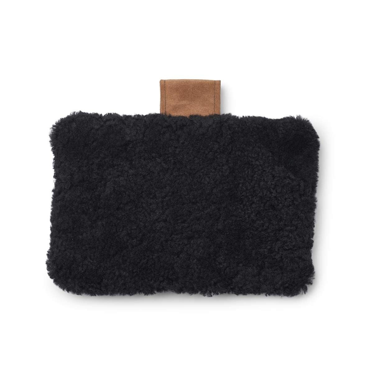 Head Rest of Short wool Black