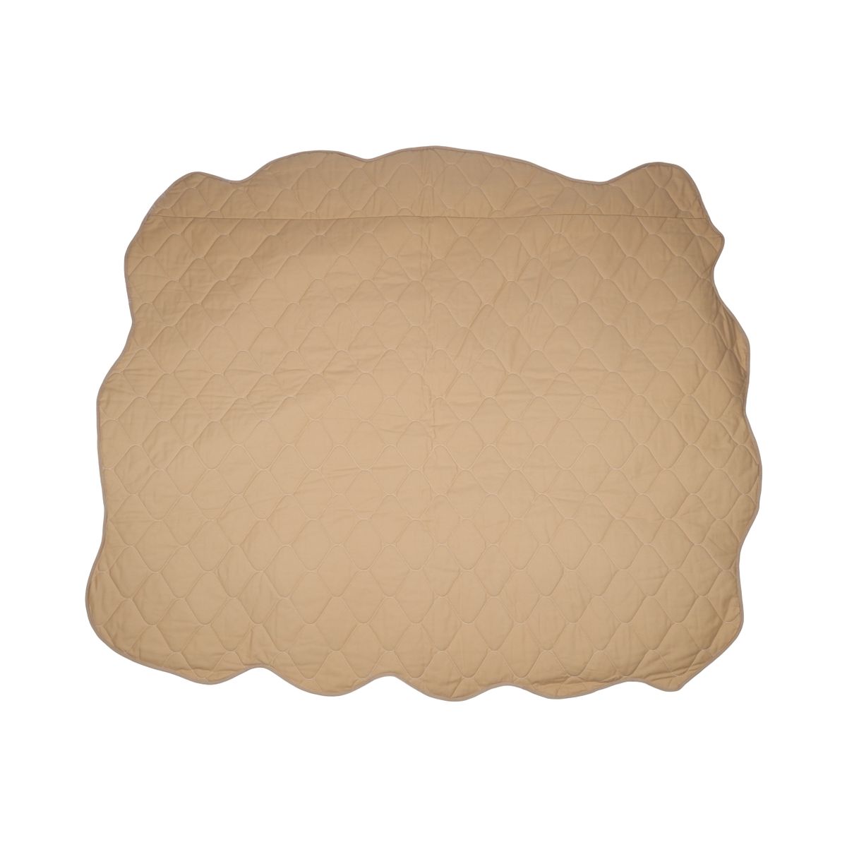  Multi Layered Design Rug of Premium New Zealand Sheepskin, Long Wool /Short Wool