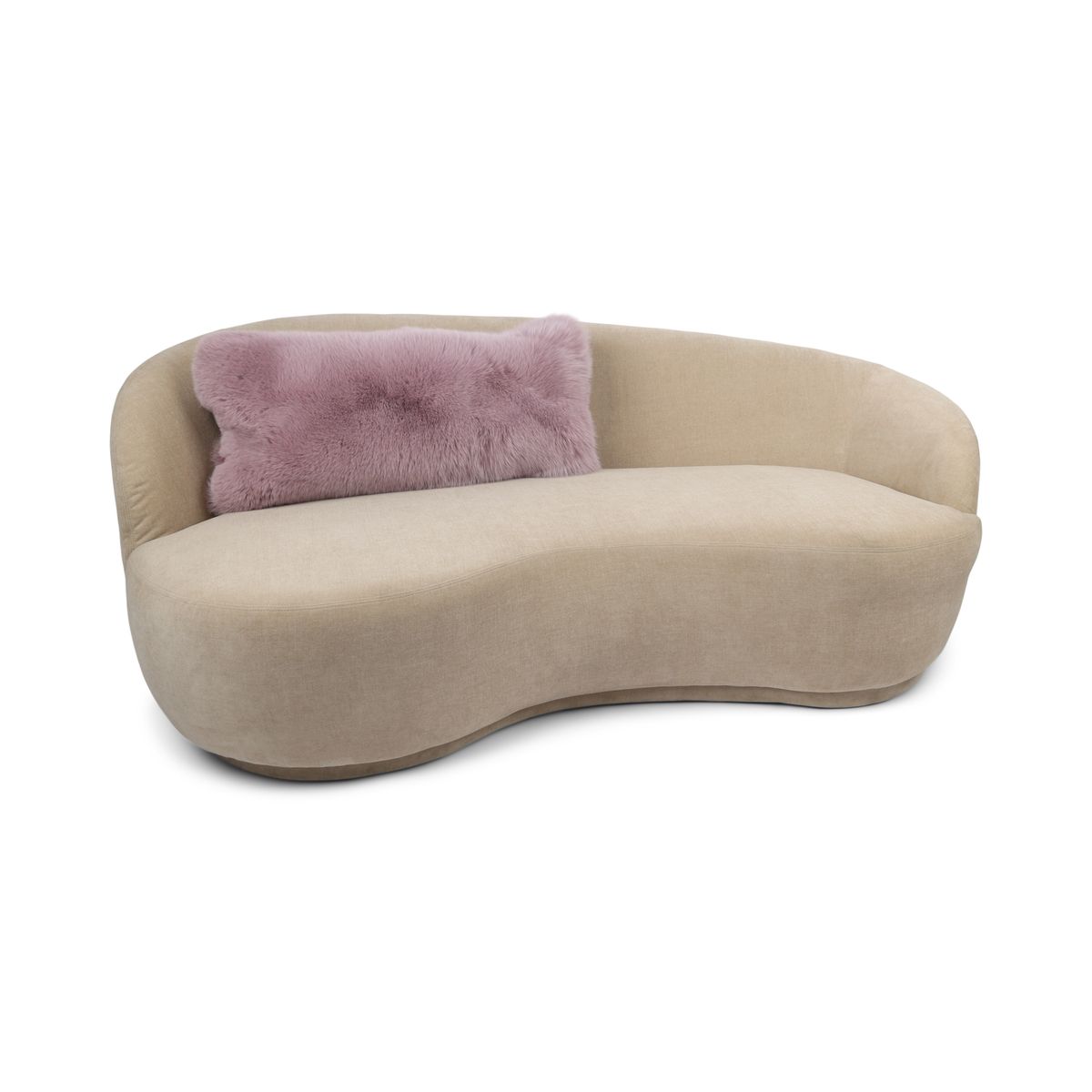 Premium Fox Cushion | Doublesided | Norway | Light Purple | 42x82 cm