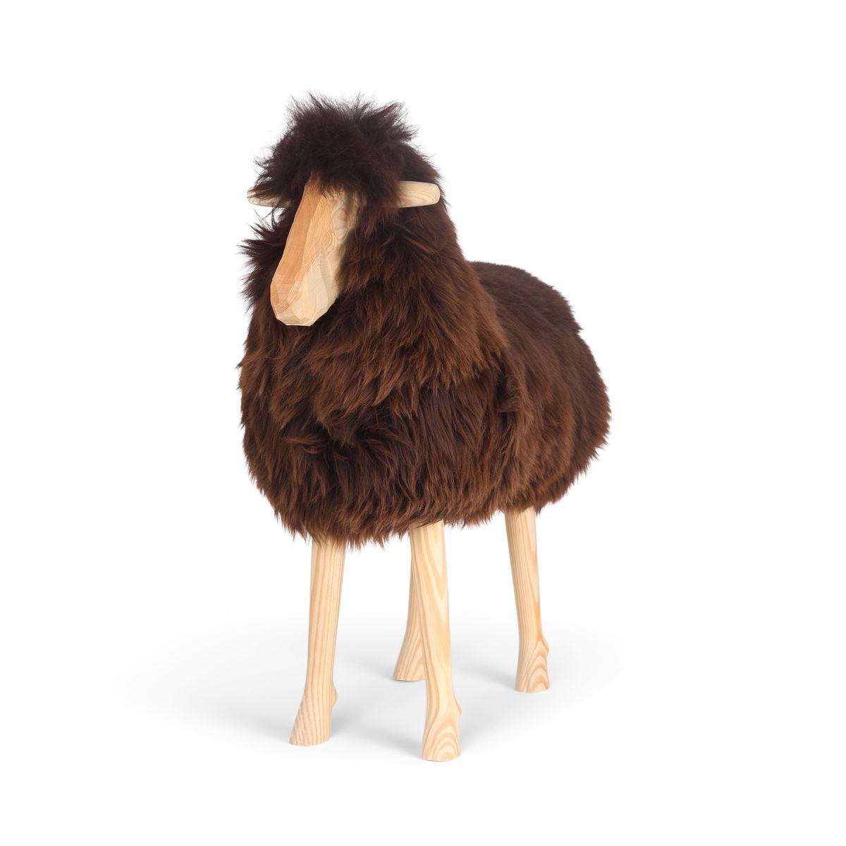 Signature Standing Sheep | Large Natural Brown