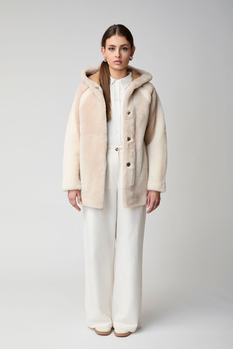 Leah Jacket Beige/Brown