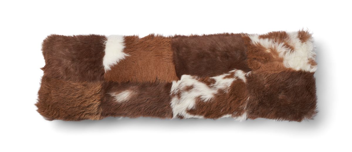 Toscana Lamb Cushion | Doublesided  Brown/Beige Mix