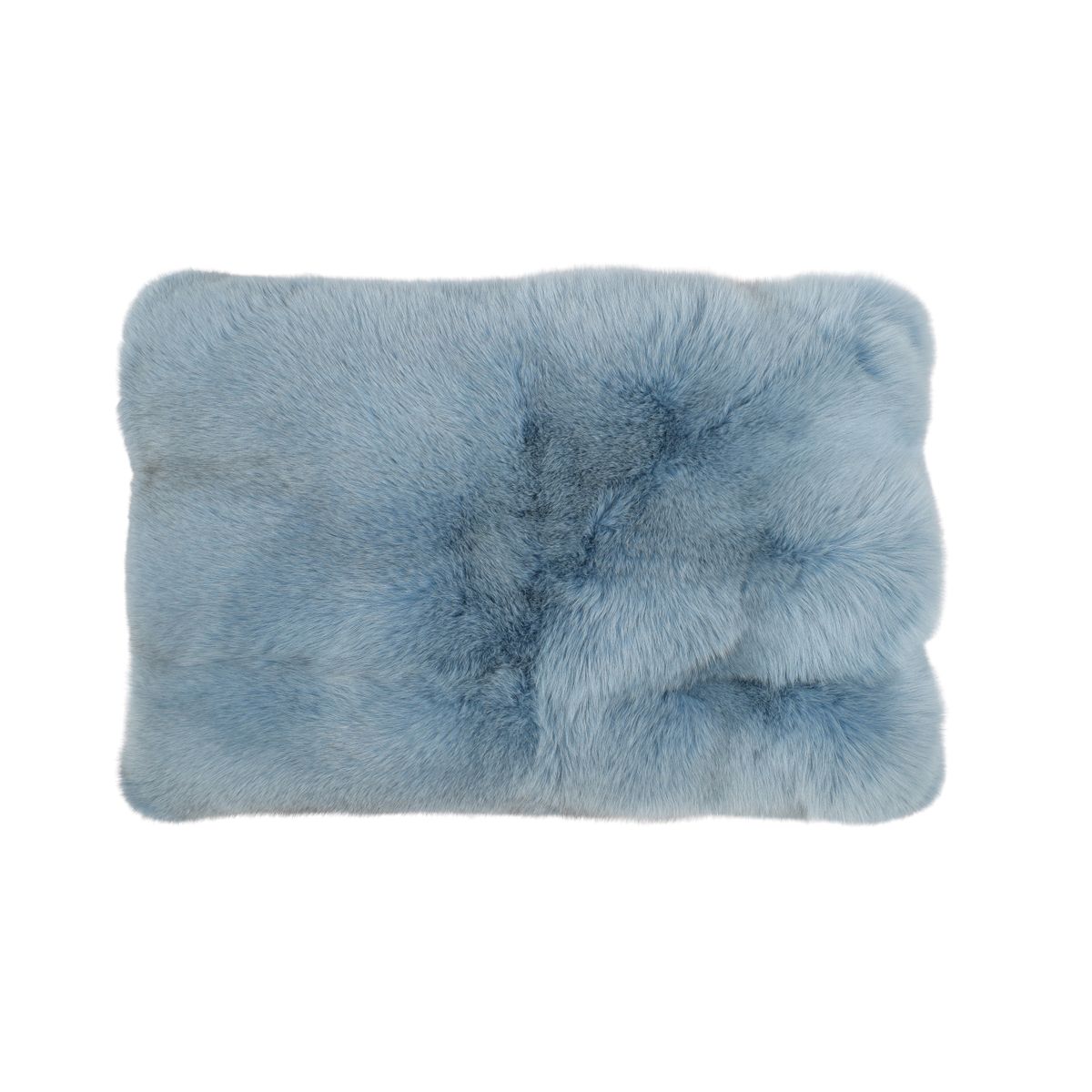 Premium Fox Cushion | Cashmere Backing | Norway | Skyblue | 48x30 cm