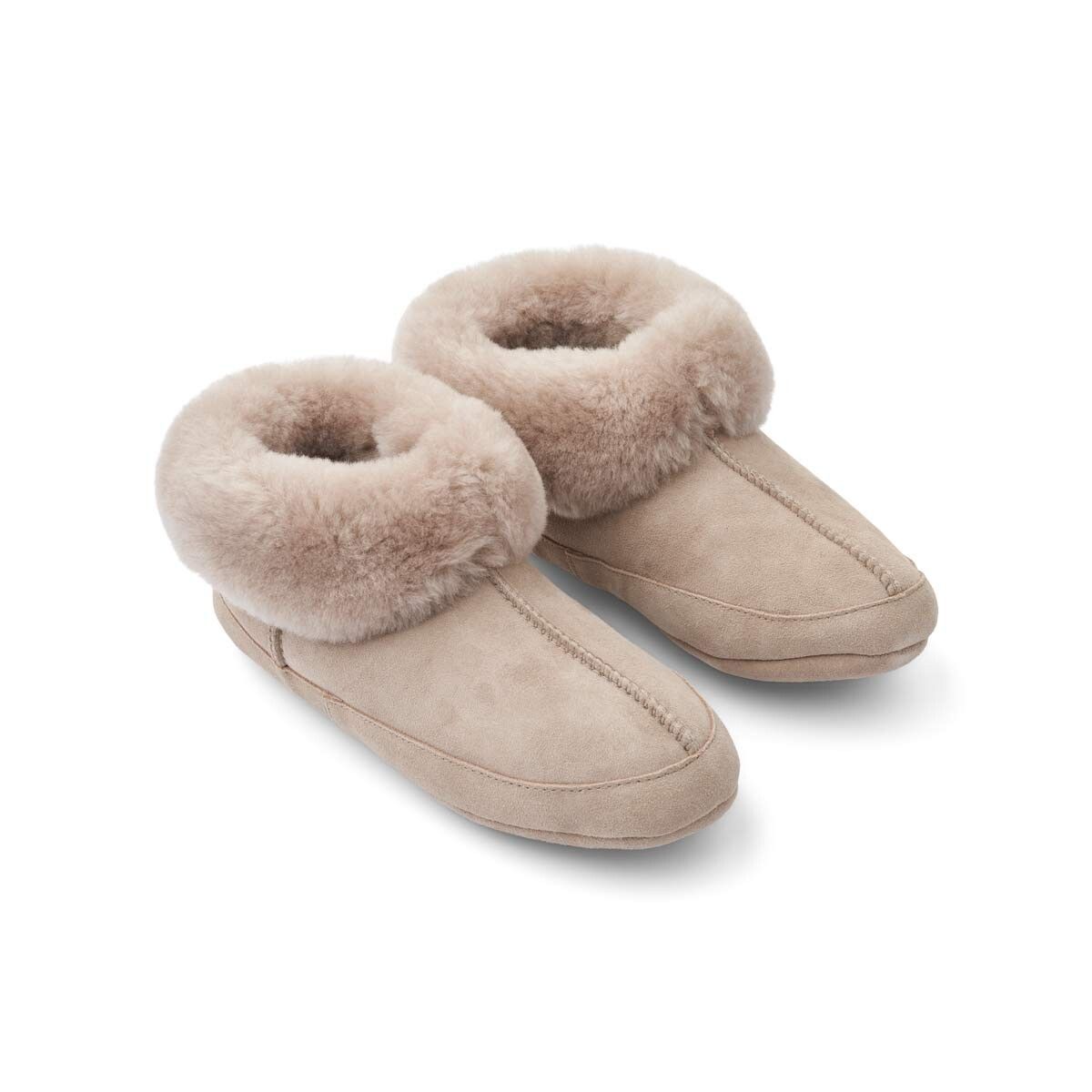 Soft Sole Slipper Teddy Brown