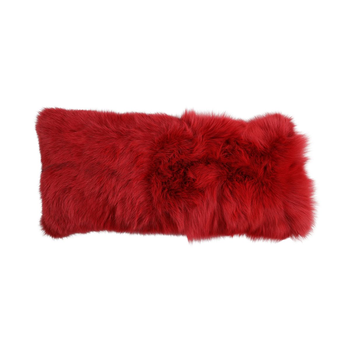 Premium Fox Cushion | Cashmere Backing | Norway | Red | 30x68 cm