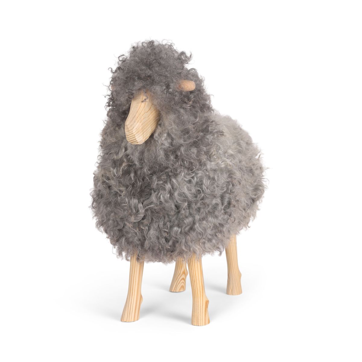 Signature Standing Sheep | Small Gotland Natural Grey