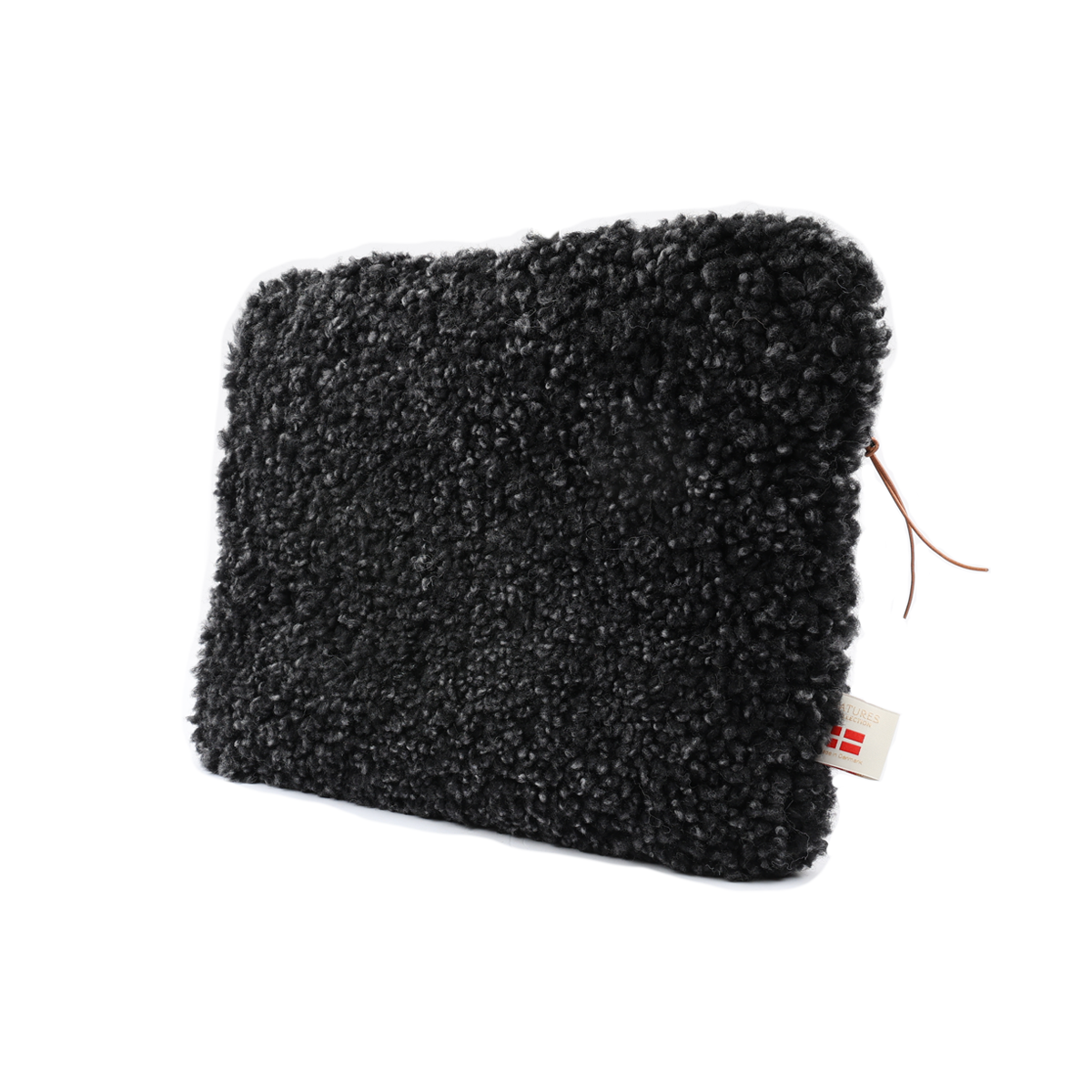 Sheepskin Computer Sleeve ⎮ 36 cm x 28 cm Anthracite