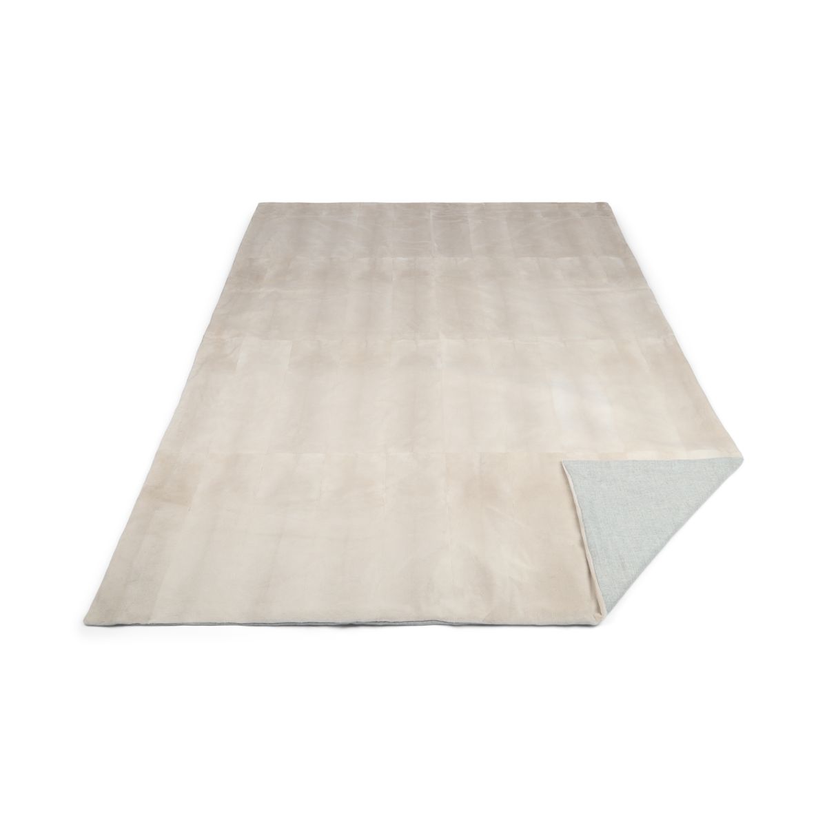 Mink Throw | Cashmere Backing | Pearl | 235x162 cm