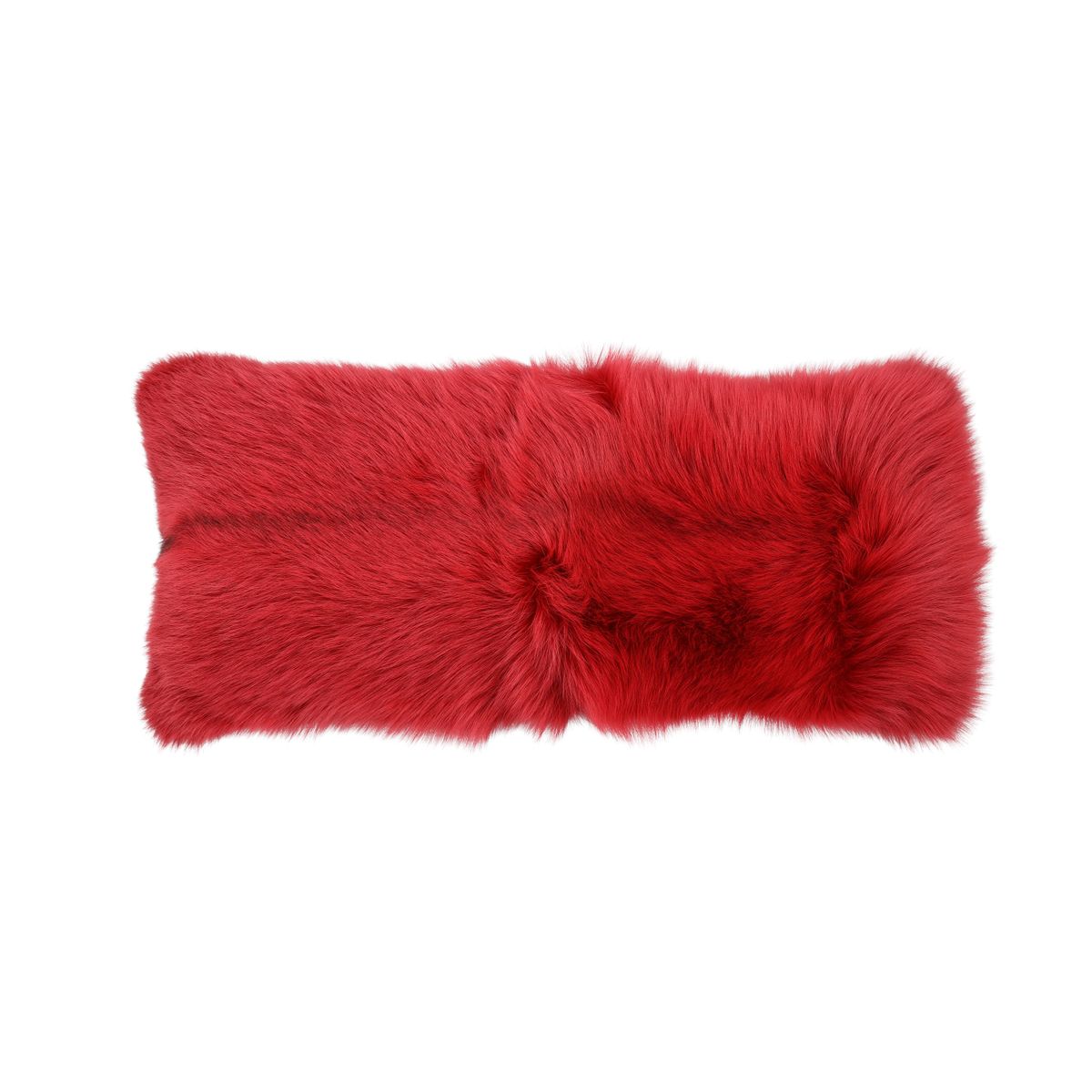 Premium Fox Cushion | Cashmere Backing | Norway | Red | 50x20 cm