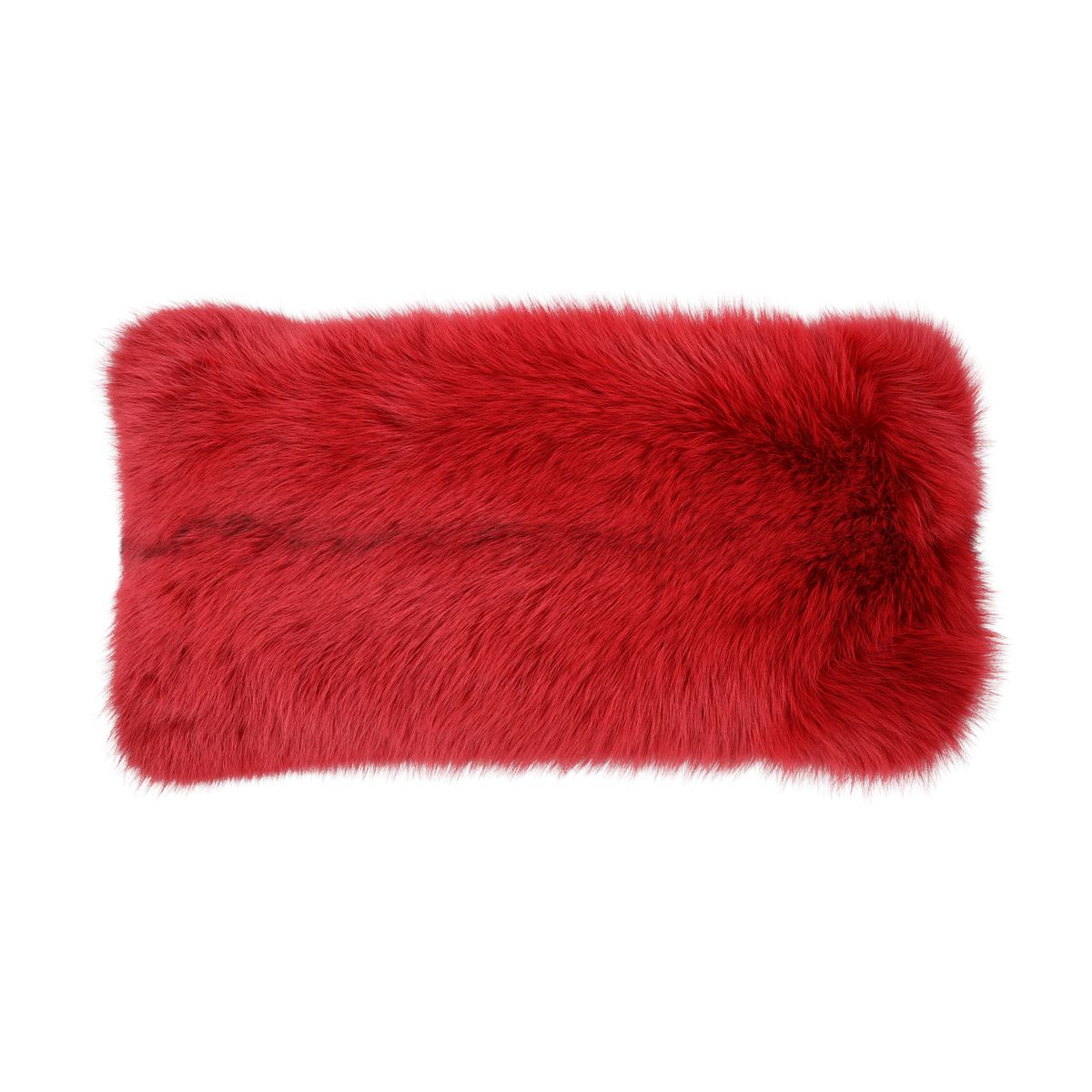 Premium Fox Cushion | Cashmere Backing | Norway | Red | 55x28 cm