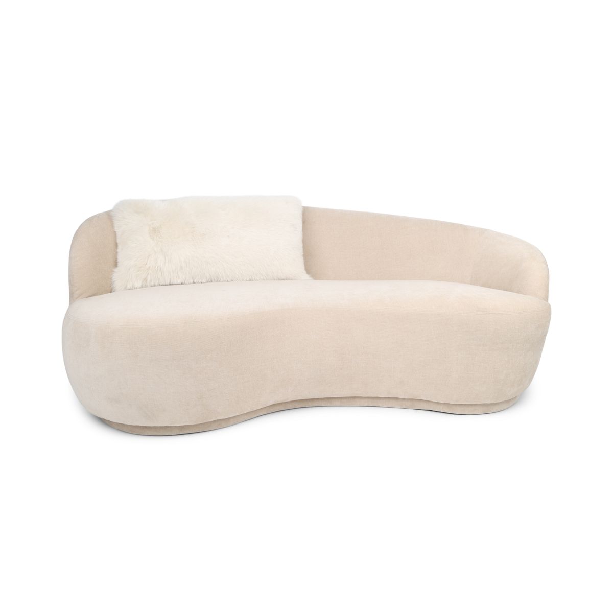 Premium Fox Cushion | Cashmere Backing | Norway | Beige | 40x75 cm
