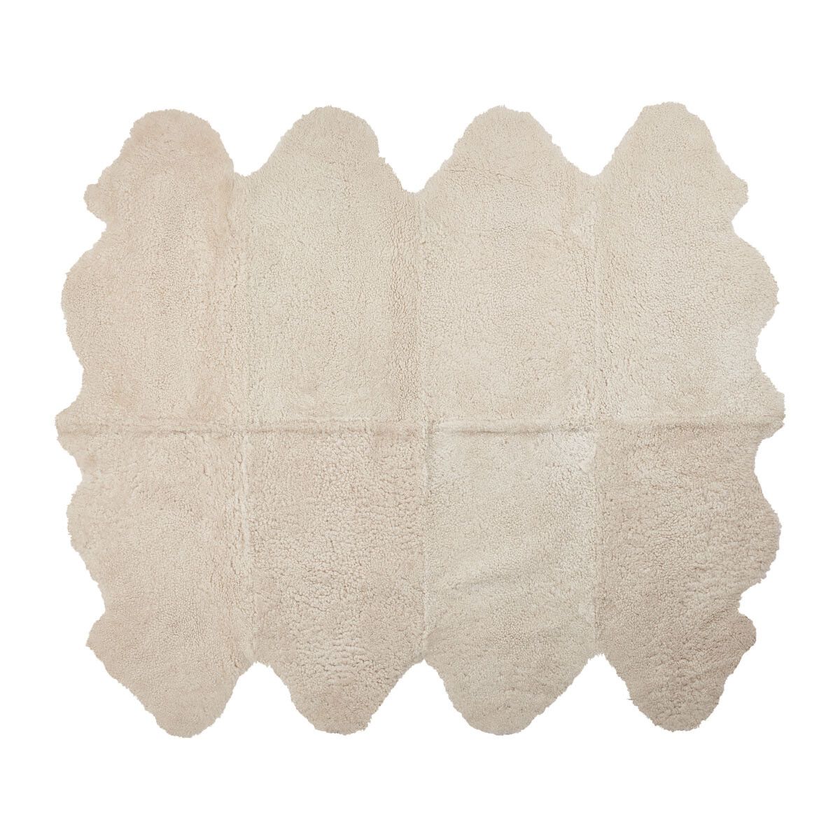 New Zealand Sheepskin | Short Curly Wool | Rug 180x214 cm Pearl