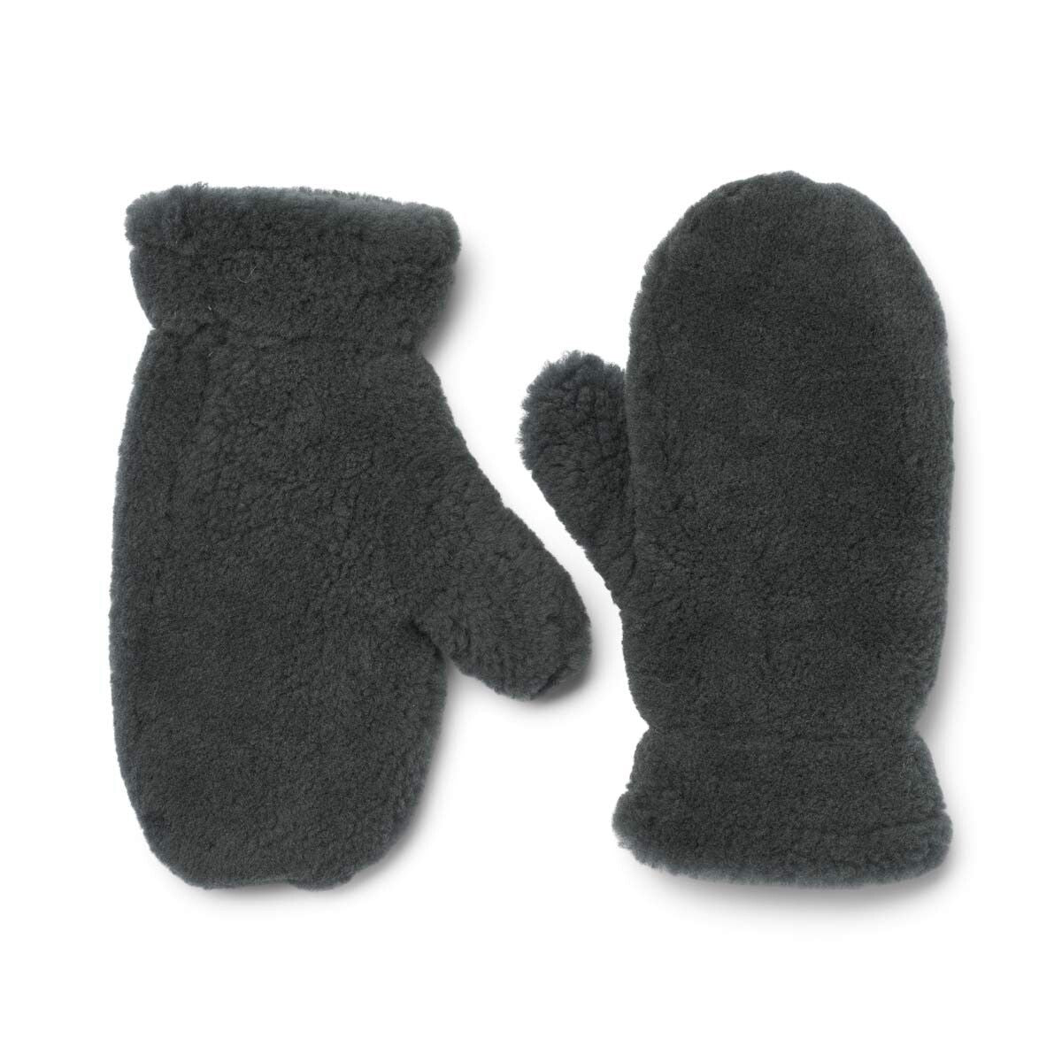 Monta Mittens Blue Grey