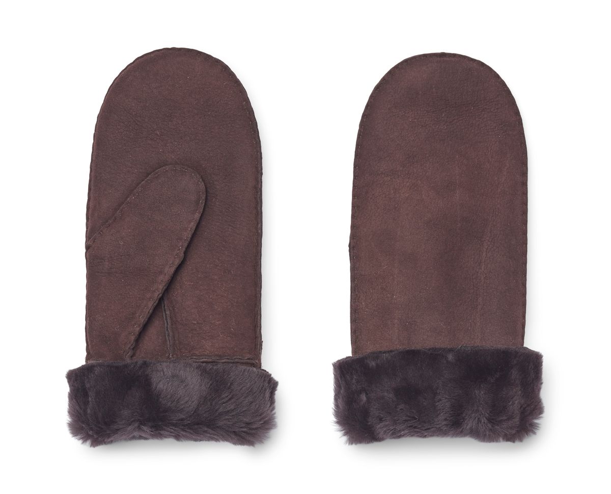 Kristie Mitten Dark Brown