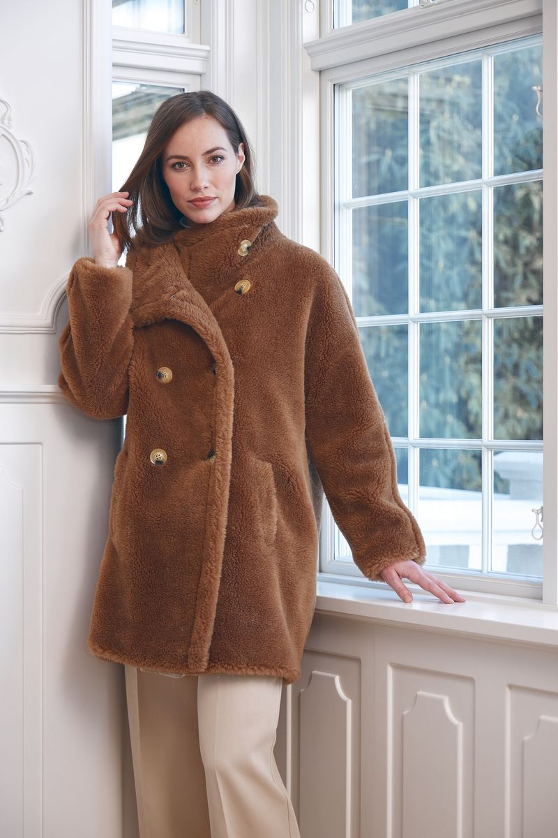 Denise Jacket Teddy Brown