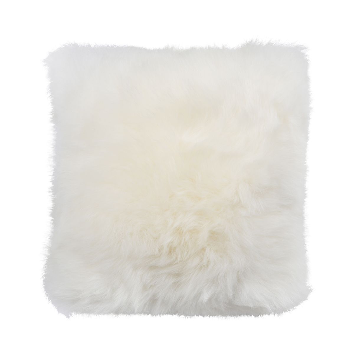 Toscana Sheepskin Cushion | Long Wool | Doublesided White