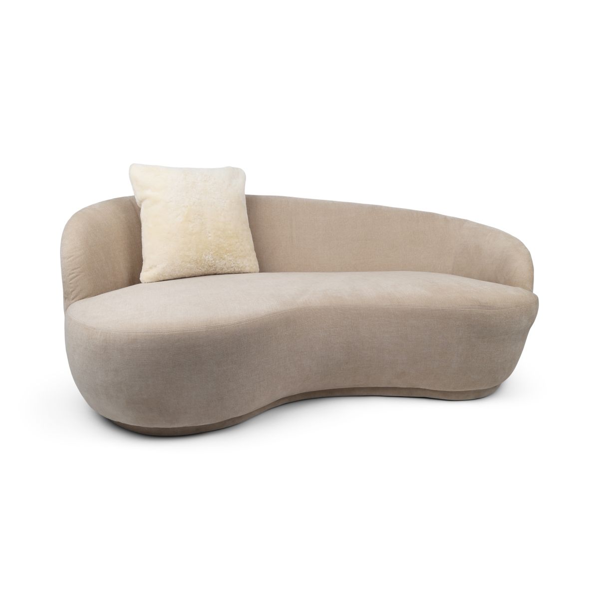 Premium Sheepskin Cushion | Short Wool | New Zealand | Doublesided Pearl