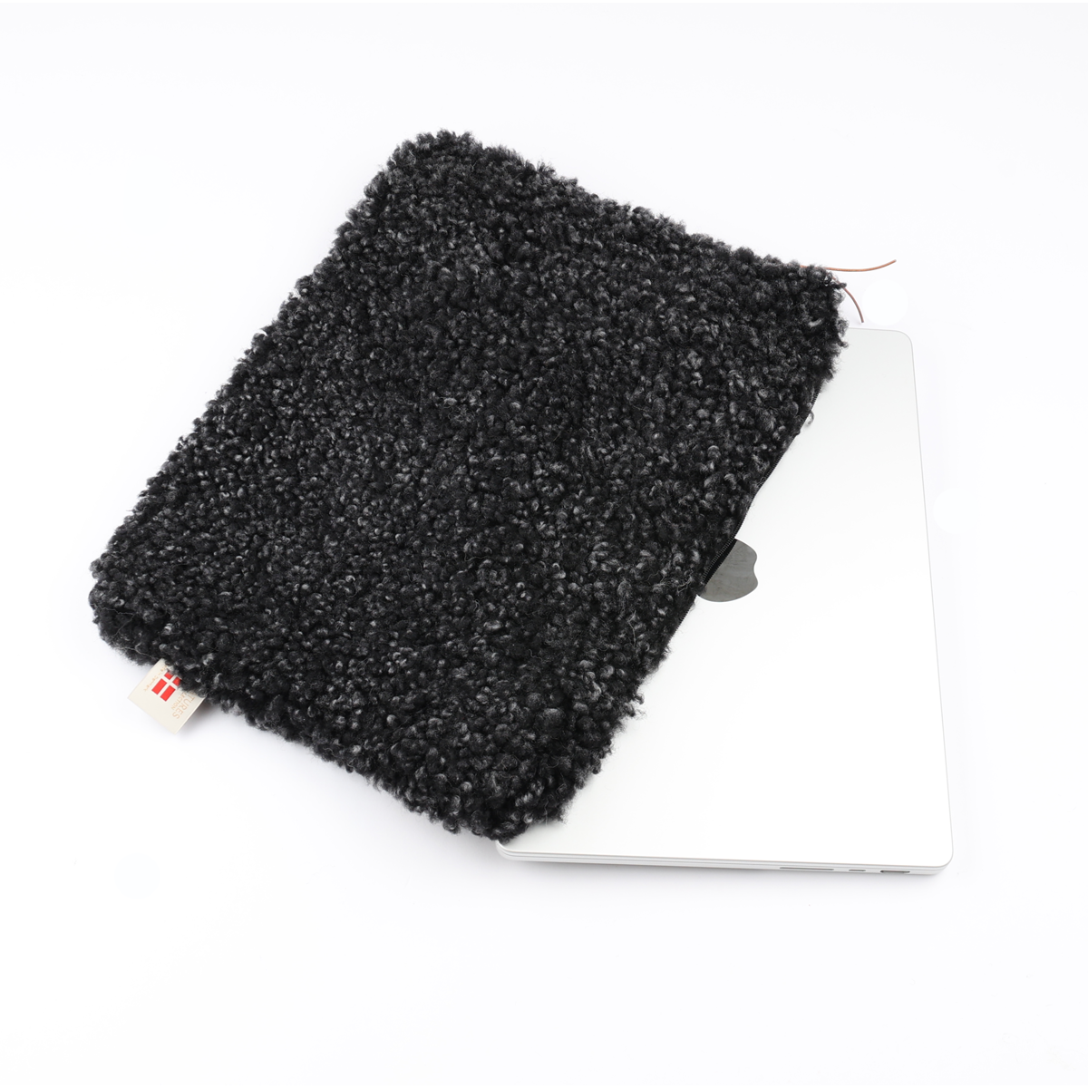 Sheepskin Computer Sleeve ⎮ 36 cm x 28 cm Anthracite