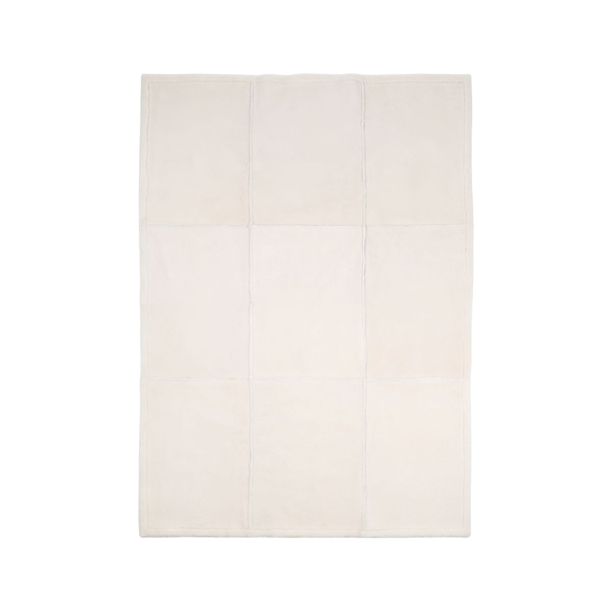 Addison Throw | Double Face Sheepskin Leather Brown/Ivory