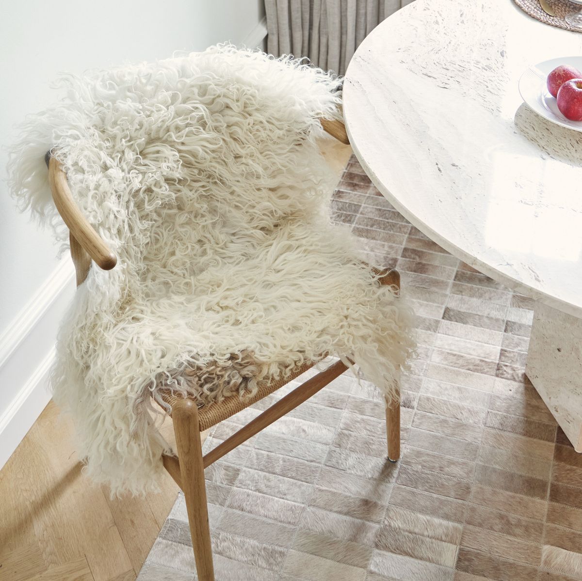 Austrian Curly Sheepskin | Natural Colors | 90 cm Blacky