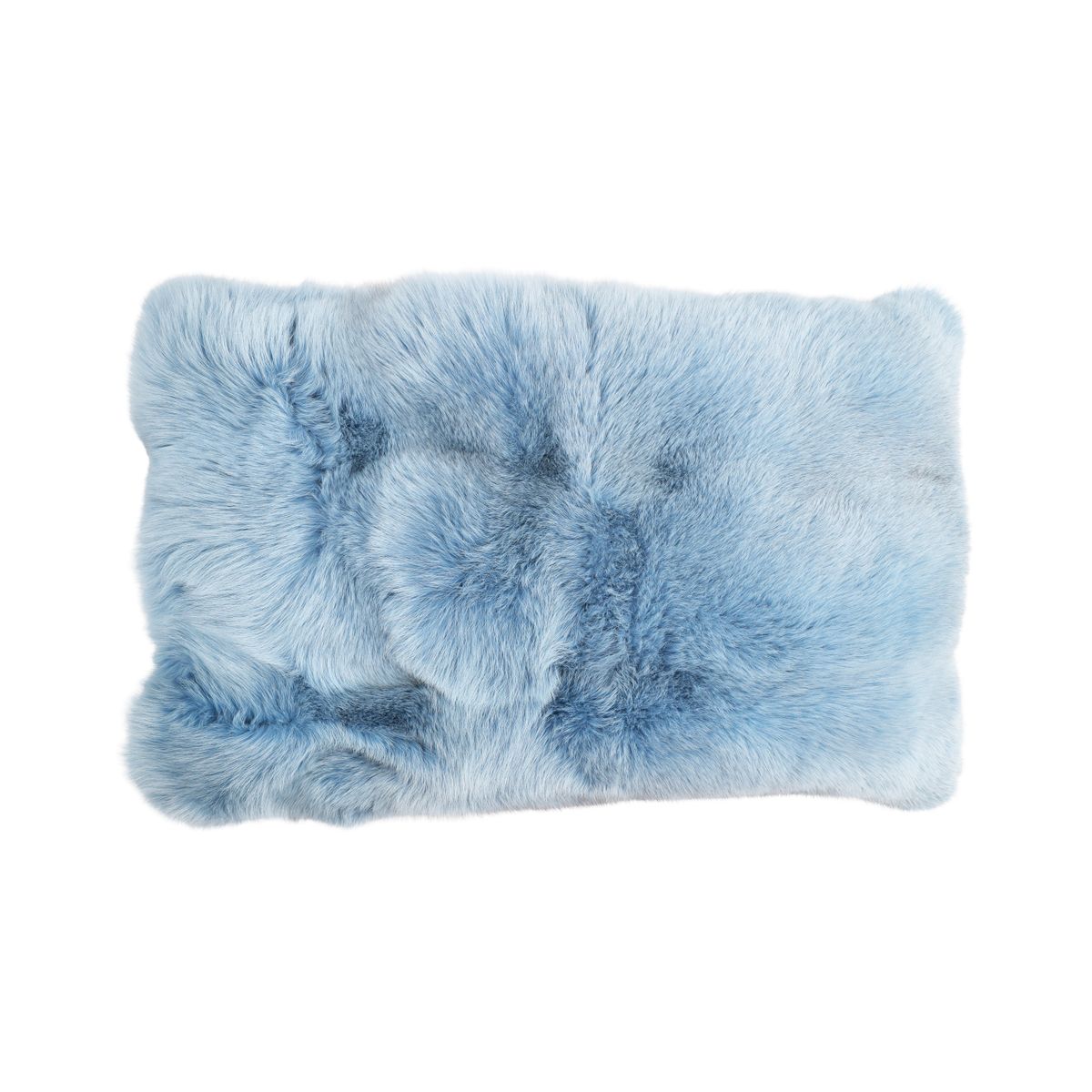 Premium Fox Cushion | Cashmere Backing | Norway | Sky Blue | 48x76 cm