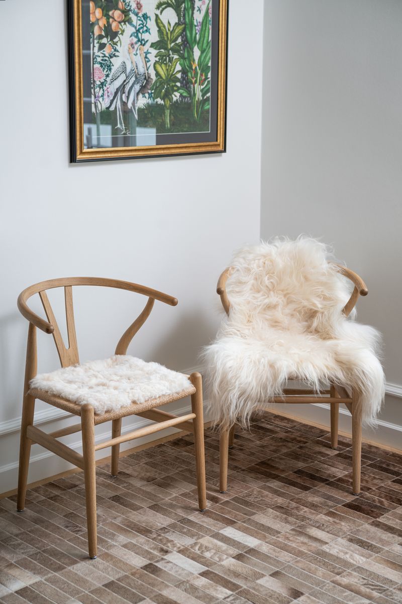 Icelandic Sheepskin | Long Wool | 100-120 cm Off White