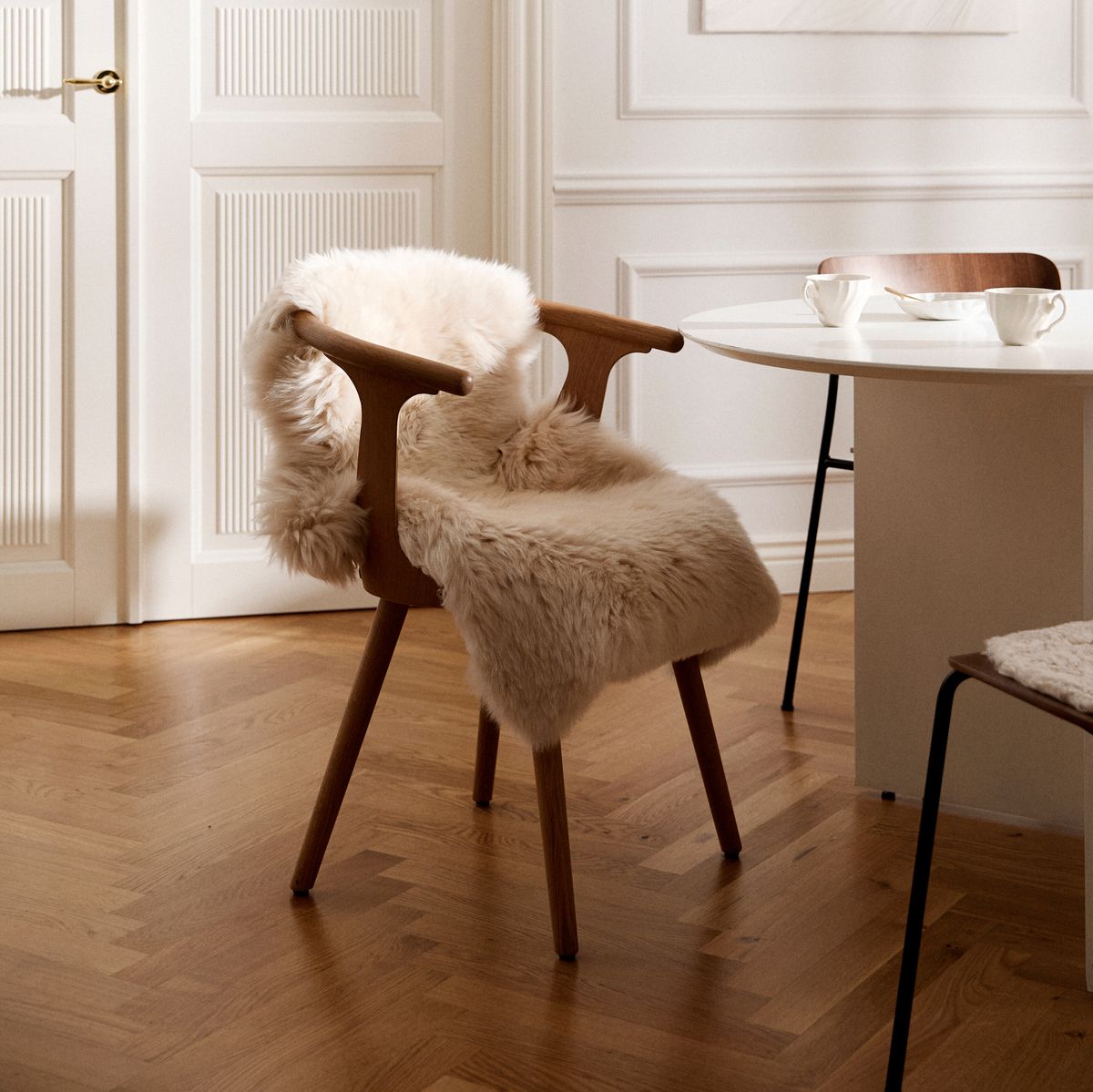 New Zealand Sheepskin | Long Wool | 115x60 cm Aubergine