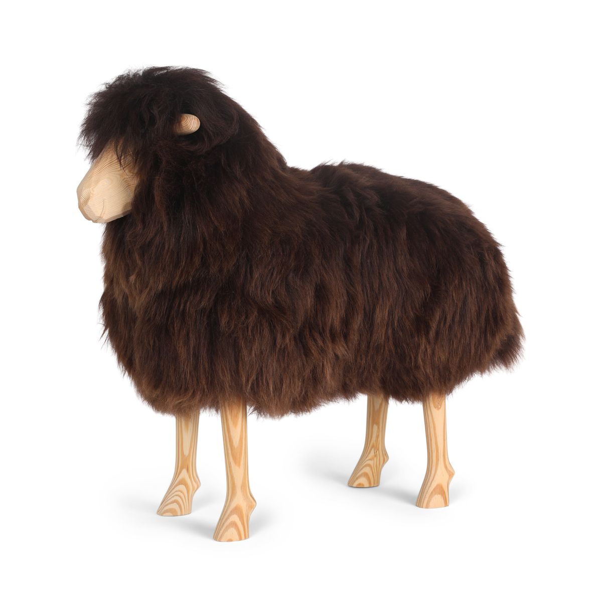 Signature Standing Sheep | Small Natural Brown