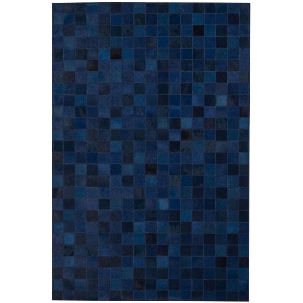 Cowhide Rug Venice | 170x240 cm Navy Blue
