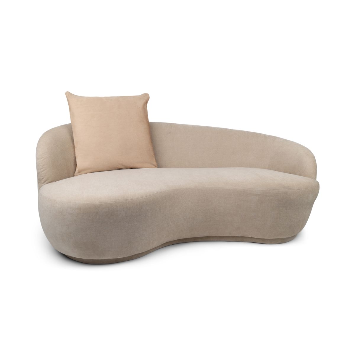 Premium Cowhide Cushion | Doublesided Beige