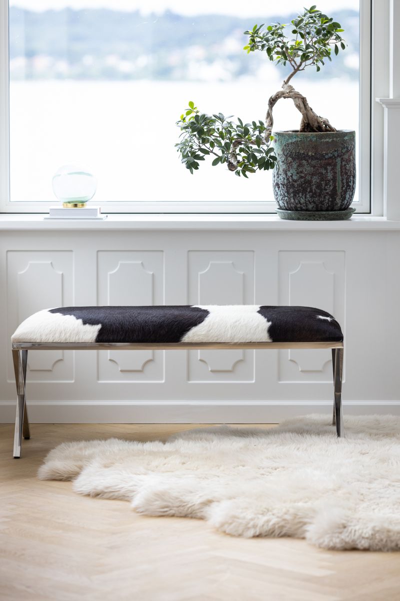 New Zealand Sheepskin | Long Wool | Rug 180x162 cm Black