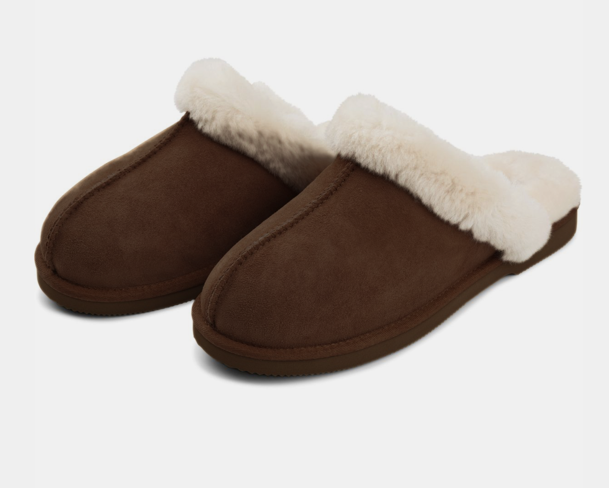 Nordic Sheepskin Slipper Chocolate