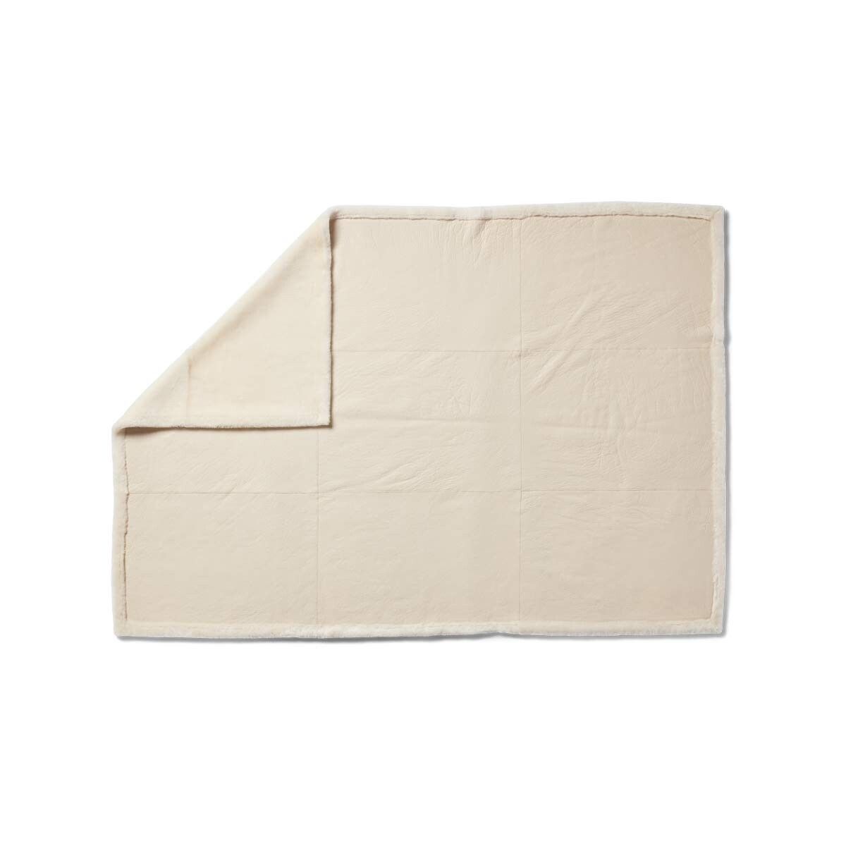 Angelina Throw | Double Face Sheepskin Beige