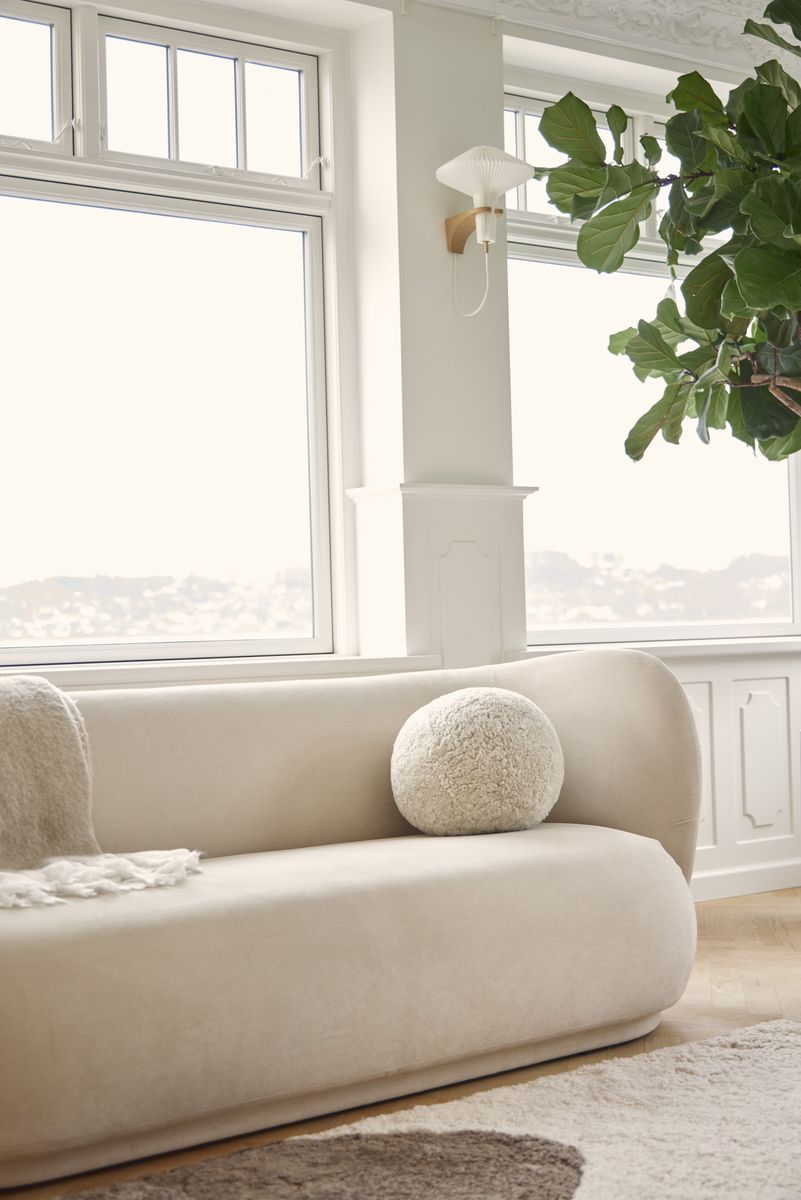 Angelite Cushion | Ø25 cm | Ø30 cm | Ø35 cm SW Curly Pearl