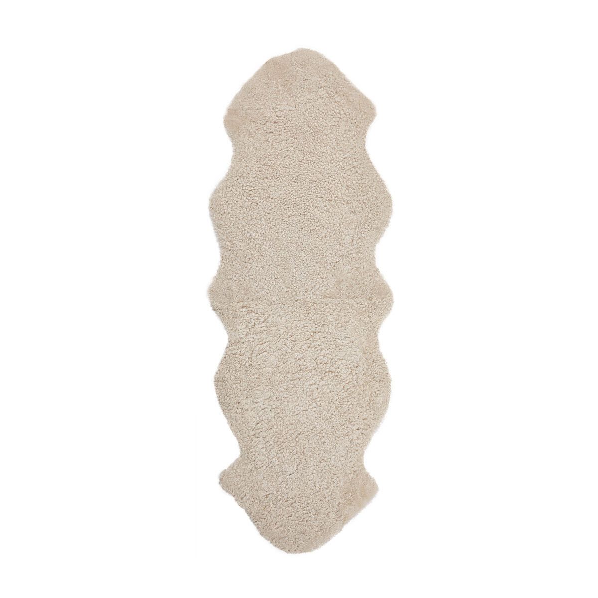 New Zealand Sheepskin | Short Curly Wool | Rug 180 cm Pearl