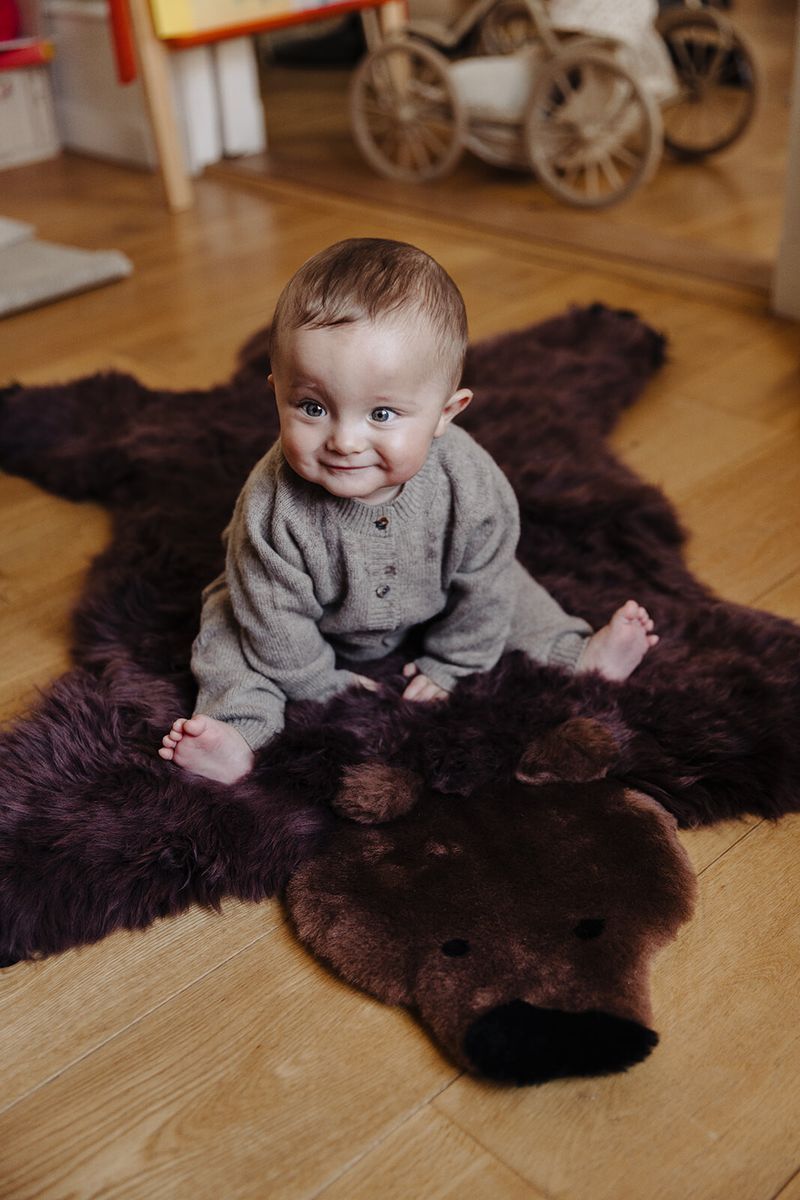 Bear Rug | New Zealand | 130x80 cm Brown