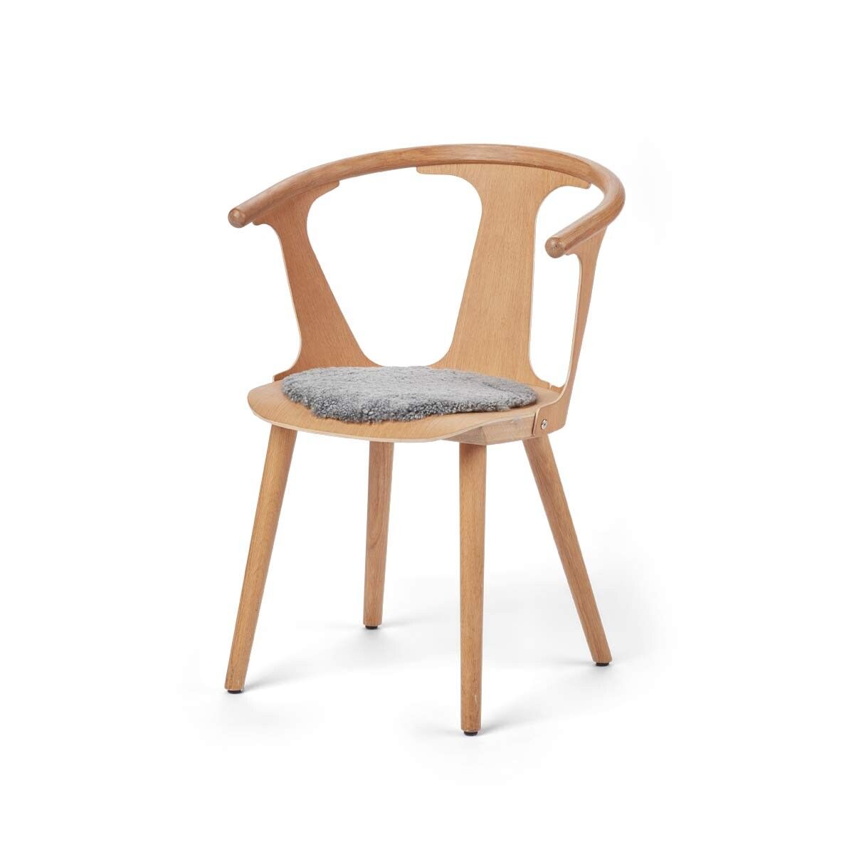 Short Wool Curly Sheepskin Seat Cover | Ø34 cm